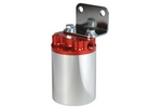 10 Micron, Red/Polished Canister Fuel Filter